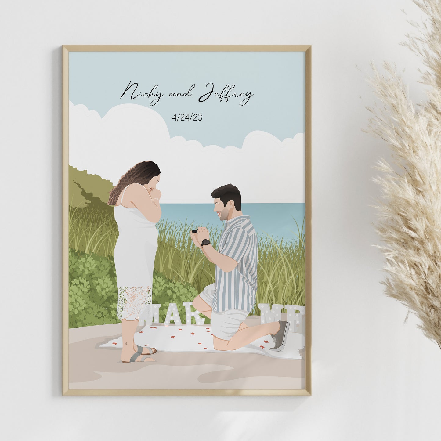 Couple Art Portrait