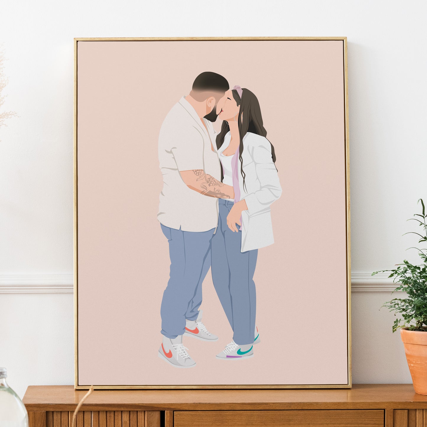 Couple Art Portrait