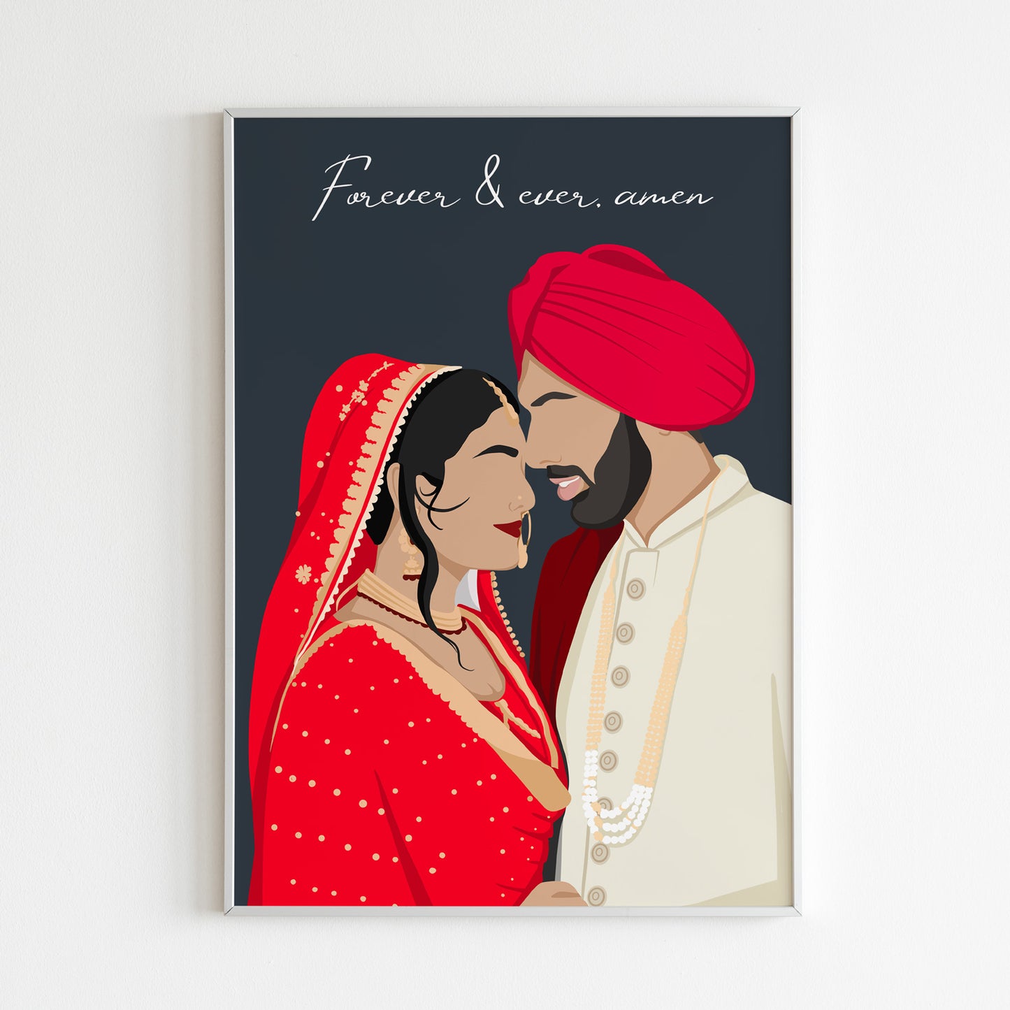 Custom Couple Illustration - Poodled