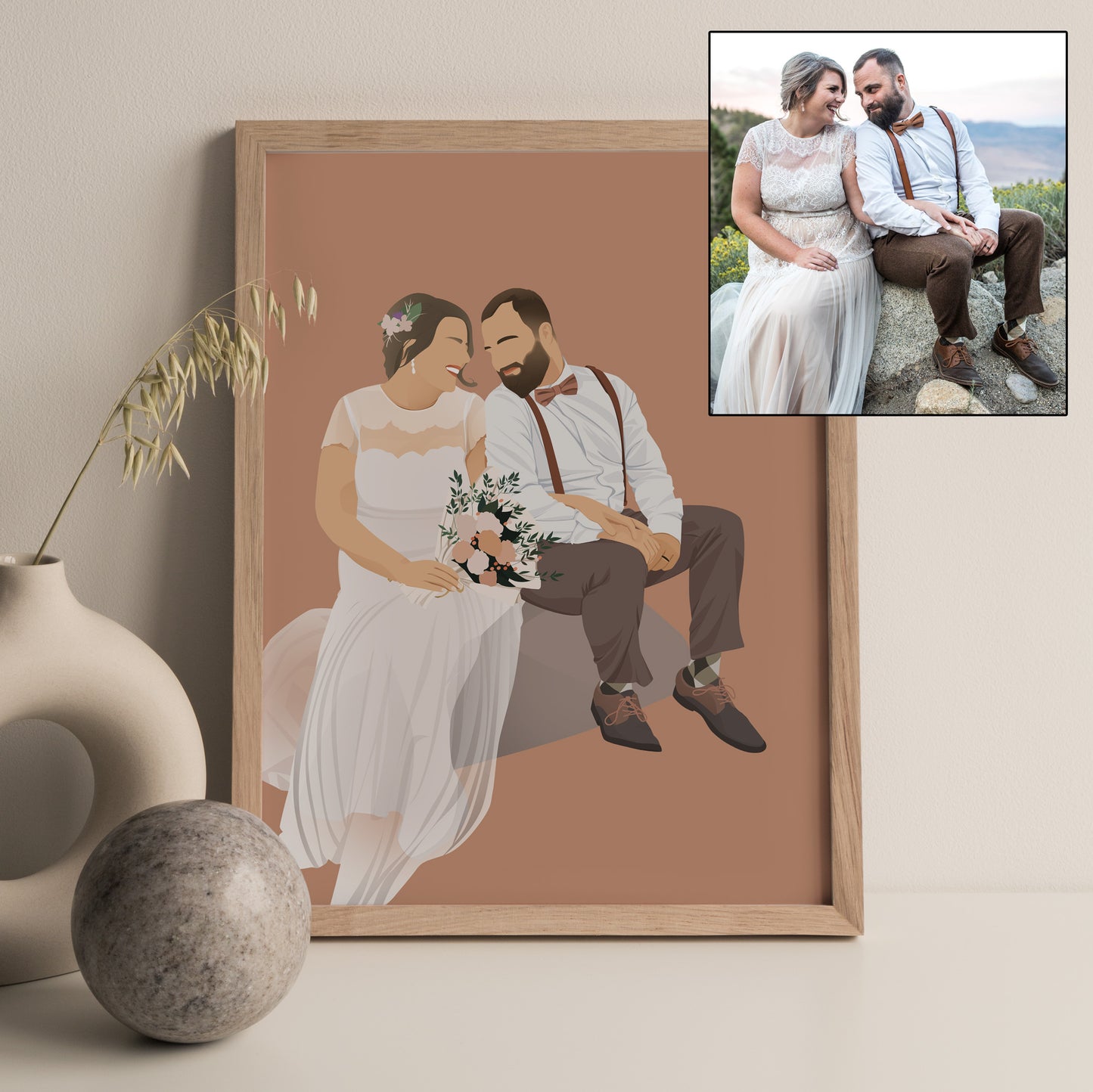 Custom Couple Illustration - Poodled