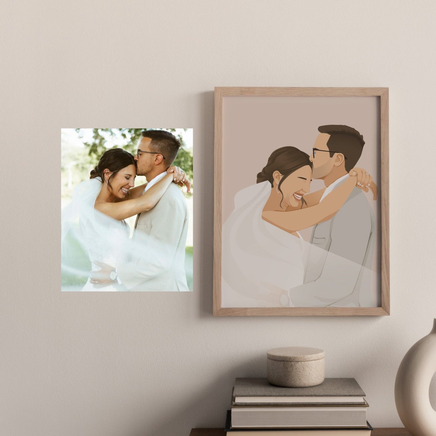 Custom Couple Illustration - Poodled