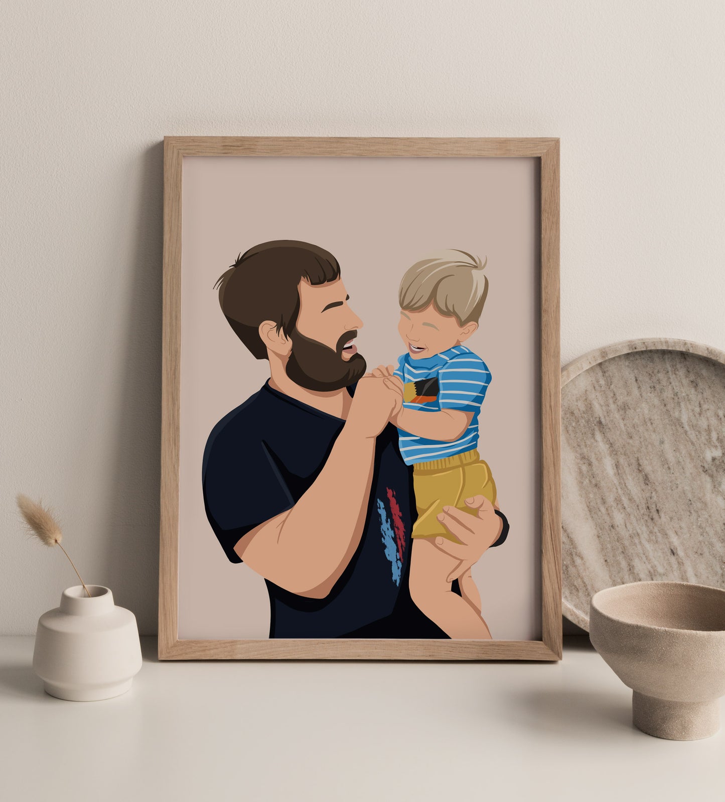 Custom Family Illustration - Poodled