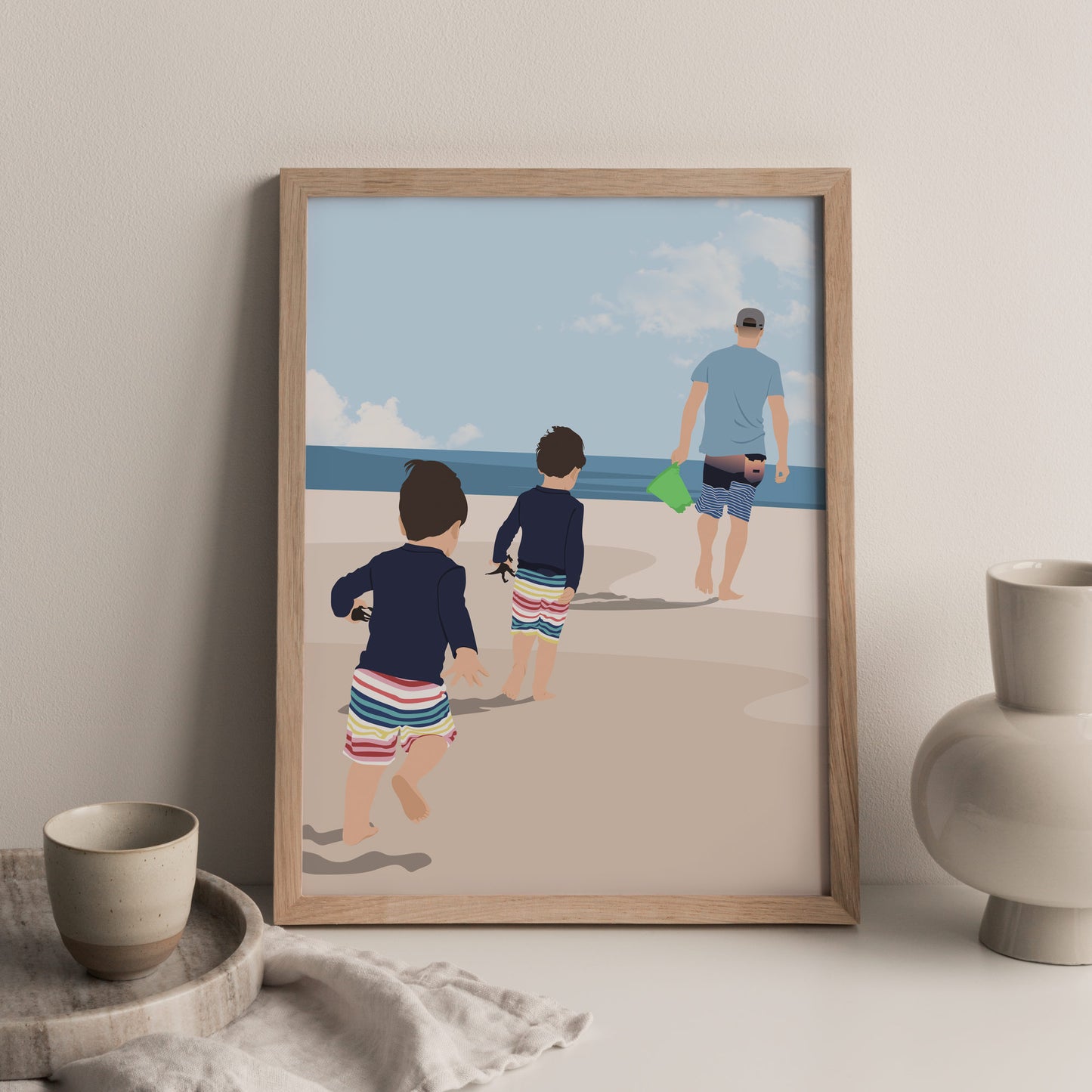 Custom Family Illustration - Poodled