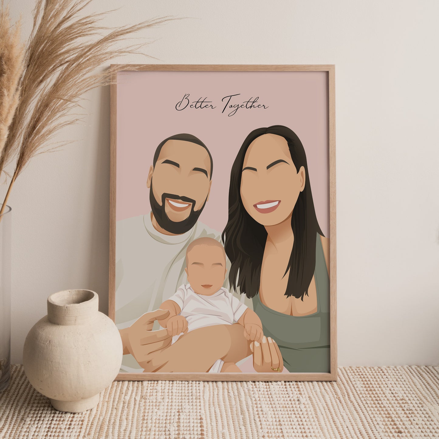 Custom Family Illustration - Poodled