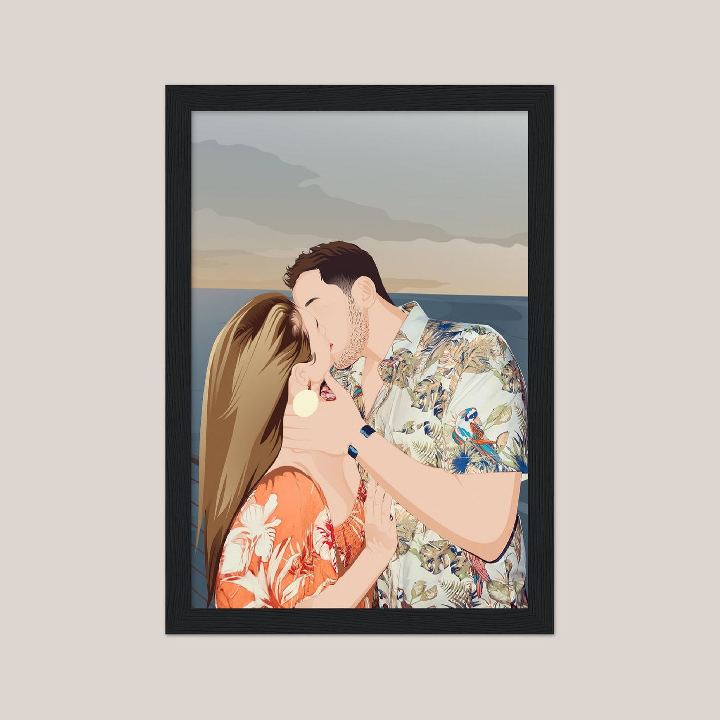 Custom Couple Illustration - Poodled