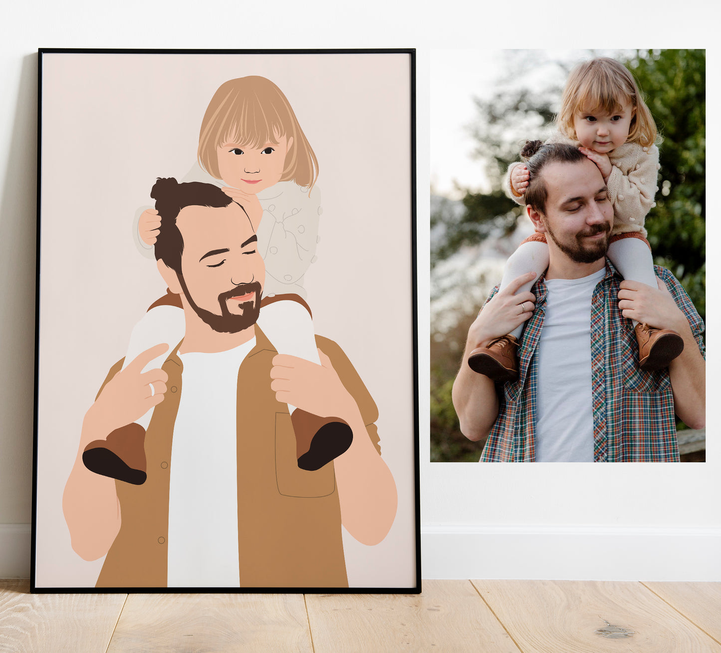 Custom Family Illustration - Poodled