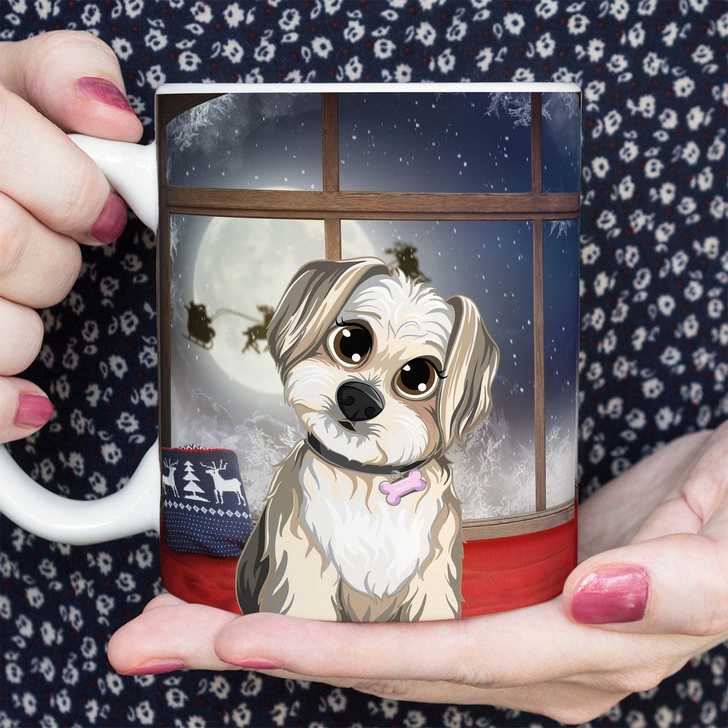 Cartoon Pet Mug - 11 oz - Poodled