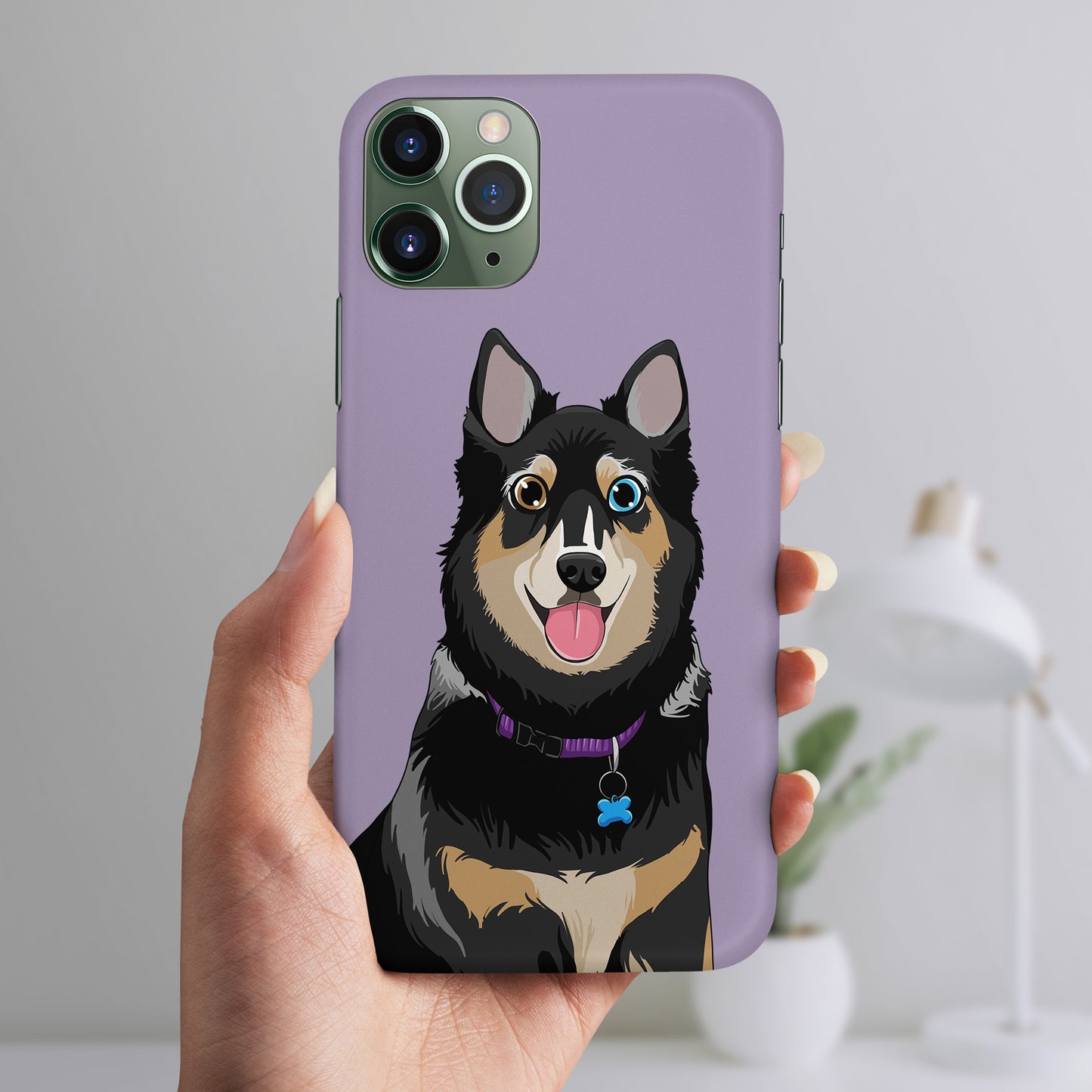 Pet Portrait Cartoon Phone Case - Poodled