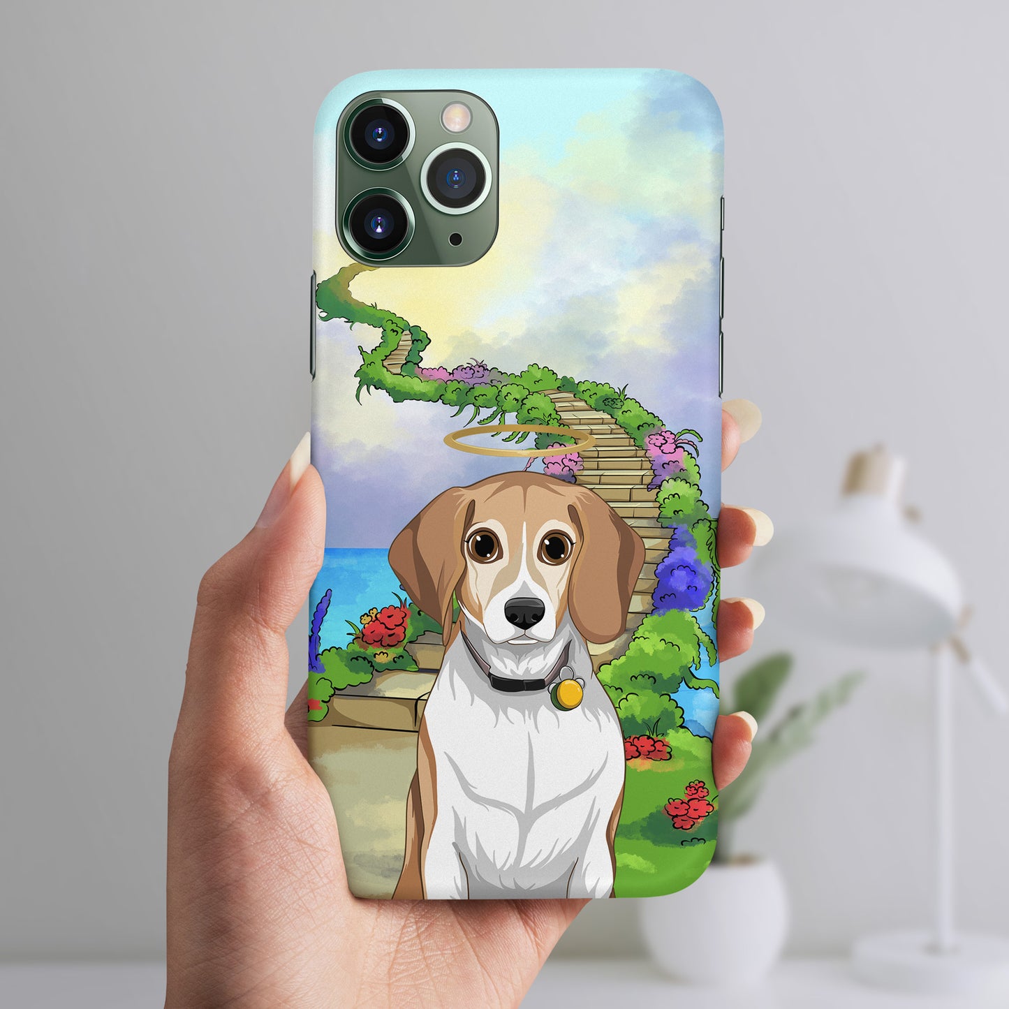 Pet Portrait Cartoon Phone Case - Poodled