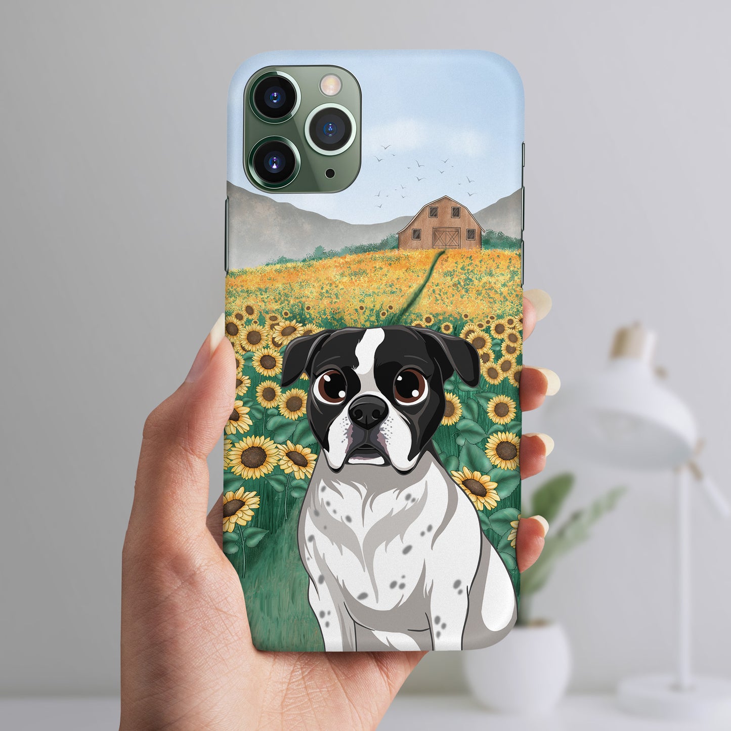 Pet Portrait Cartoon Phone Case - Poodled