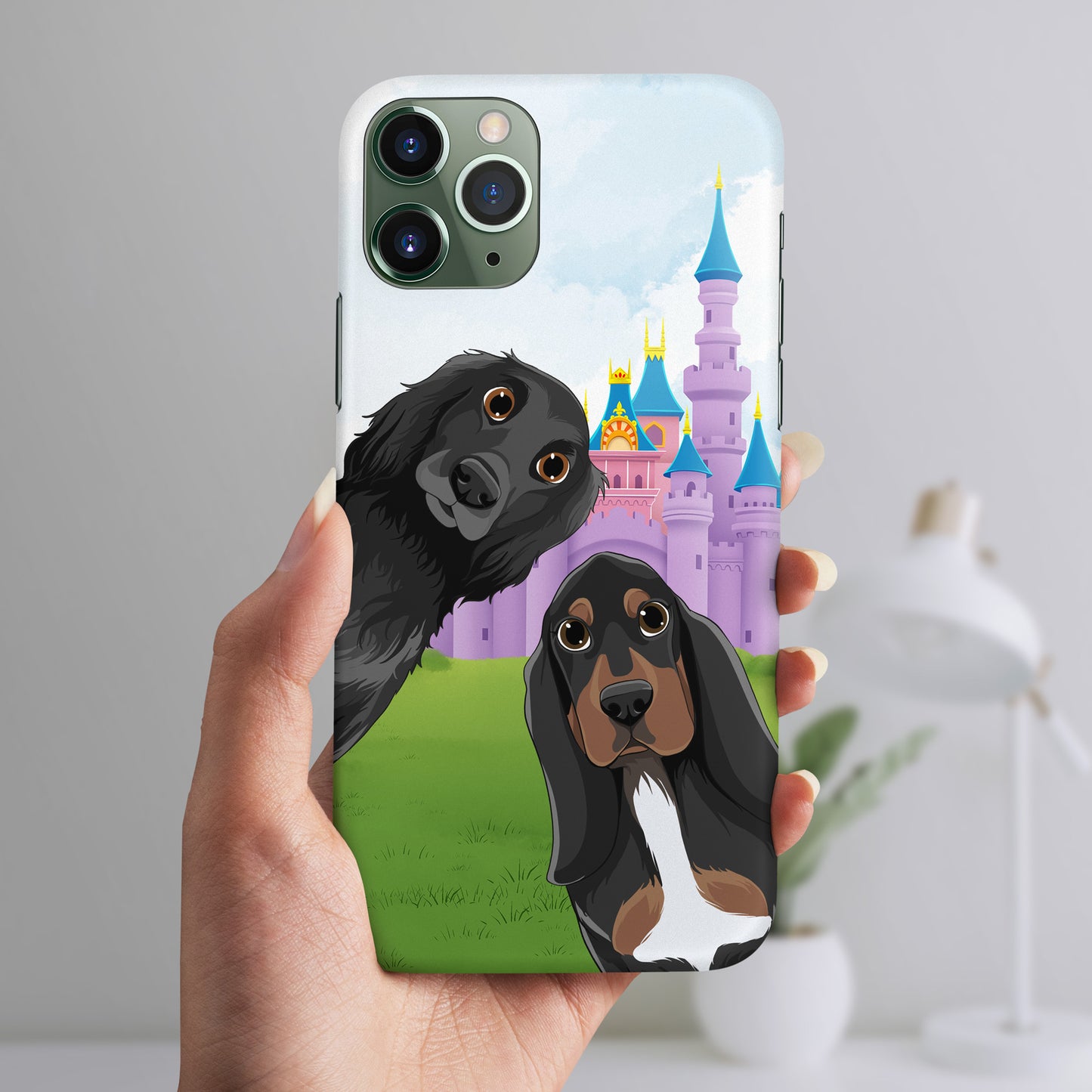 Pet Portrait Cartoon Phone Case - Poodled