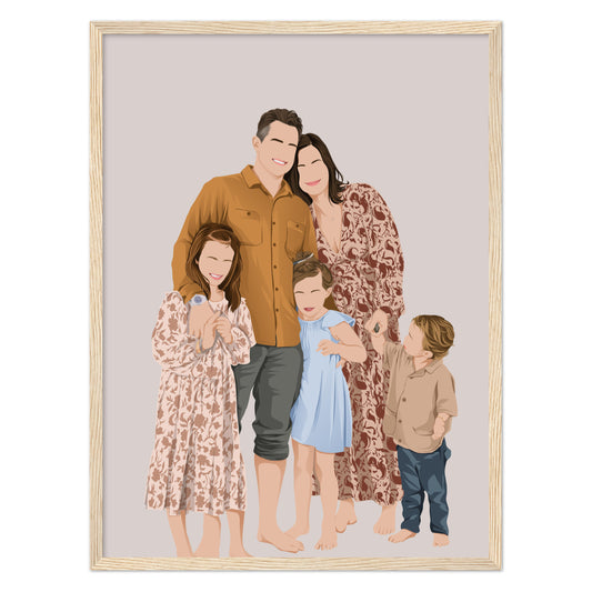 Custom Family Illustration
