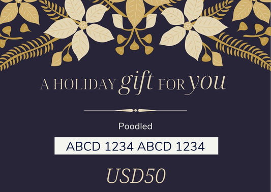 Gift Card - USD50 - Poodled