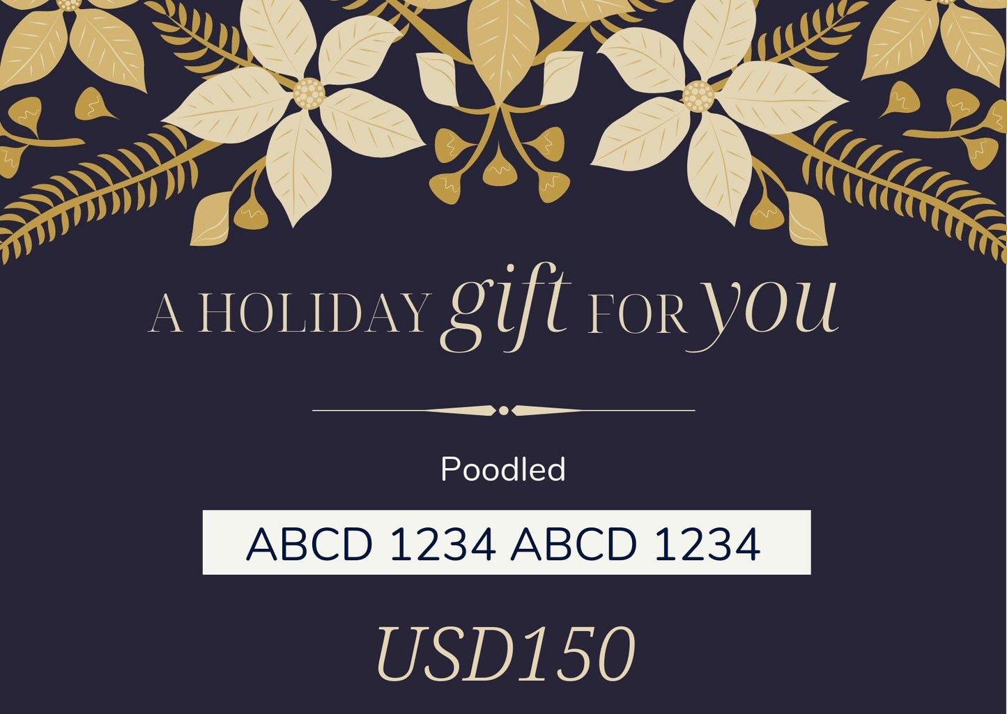 Gift Card - USD150 - Poodled