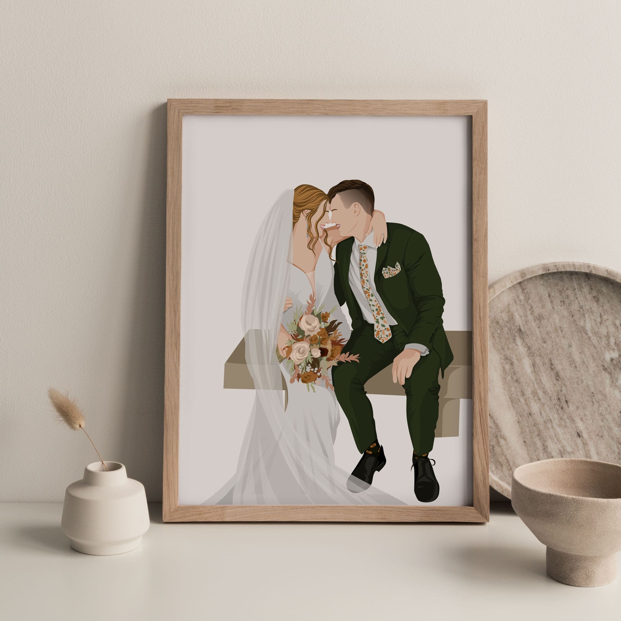 A Unique Custom Couples Married Gift. The Perfect Gift for Anniversaries,  Wedding, Special Memories and Christmas — Glacelis