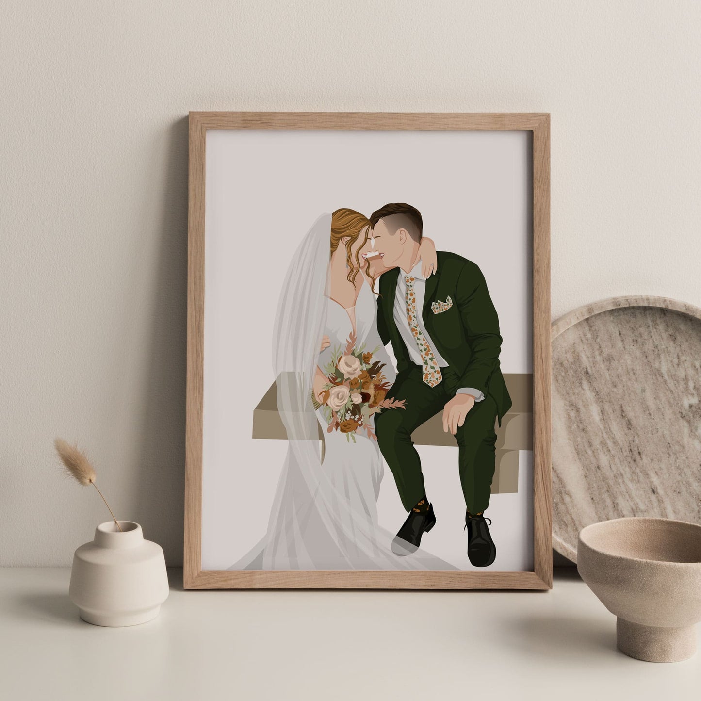 Custom Couple Illustration - Poodled